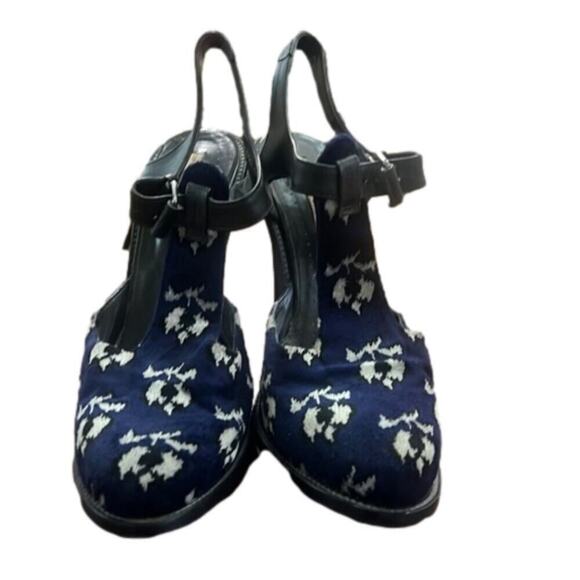 OPENING CEREMONY VELVET‎ T STRAPS PUMPS SIZE 38 1/2 - Picture 1 of 6